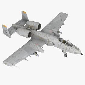 Attack Aircraft A-10 Thunderbolt II